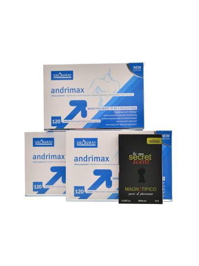 Andrimax 3x120 kapslí AKCE 2+1 zdarma s dárkem navíc - Lékárna a zdraví
