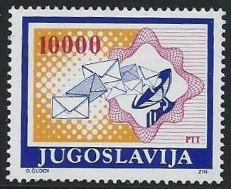 Jugoslávie 1989 Poštovní služby Mi# 2337 2189