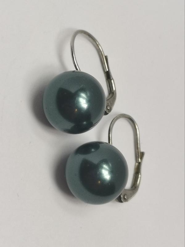 Strieborné náušnice s perlou - Strieborné šperky