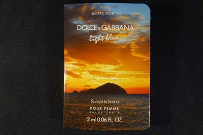 Parfém dámský - Dol. & Gab. Ligh Blue Sunset in Salina - vzorek 2.0 ml