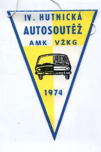 IV. hutnická autosoutěž AMK VŽKG - vlaječka RETRO