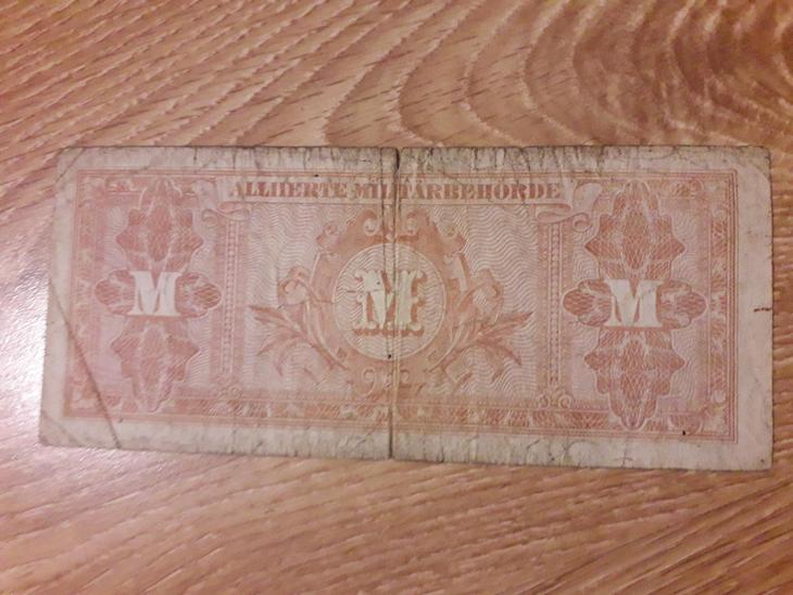 1944 - spojenecké marky - bankovka 20 marek