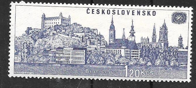 1585 Cestovní ruch 1967- Bratislava 1,20 Kčs  DV 13/1