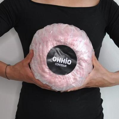 Merino vlna Ohhio Contour Yarn 0,5kg (19 mikronů) - Růžová