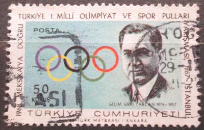 Turecko 1967 Selim Sırrı Tarcan, Olympijský výbor Mi# 2061 2200