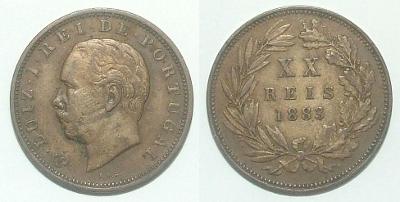 Portugalsko 20 R 1883