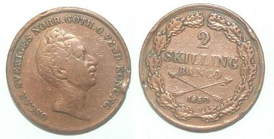 Švédsko 2 S 1850