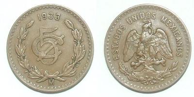 Mexiko 5 C 1933