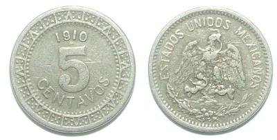 Mexiko 5 C 1910
