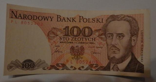 Bankovka Polsko 100 Zlotych r.1986 PL 8052403 - Bankovky