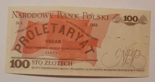 Bankovka Polsko 100 Zlotych r.1988 PN 0488166 - Bankovky