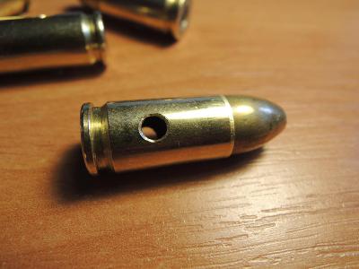 Cvičný náboj (sušilka) 9mm Luger 1kus