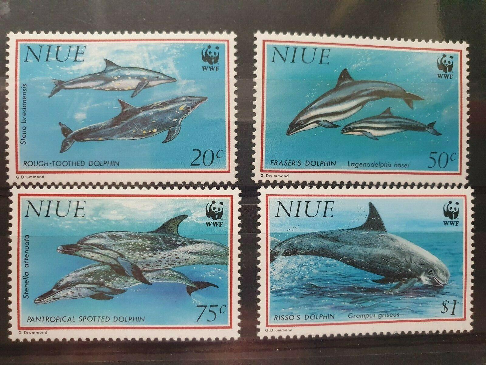 Niue 1993 Mi.822-5 14€ - Delfíny, morské ryby & ochrana prírody - Tematické známky