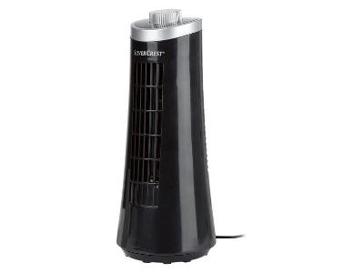 SILVERCREST Mini sloupový ventilátor 340271 (černá)  