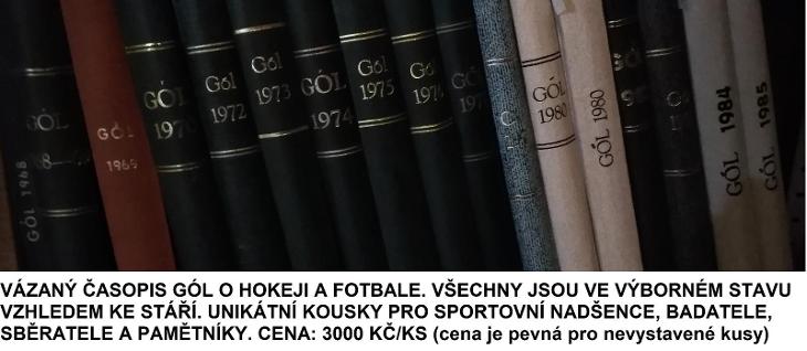 HOKEJ a FOTBAL ČASOPIS GÓL ROČNÍK 1988 - KOMPLETNÍ ROČNÍK