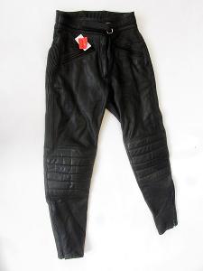 Kožené dámské kalhoty - vel. M/38, pas: 68 cm