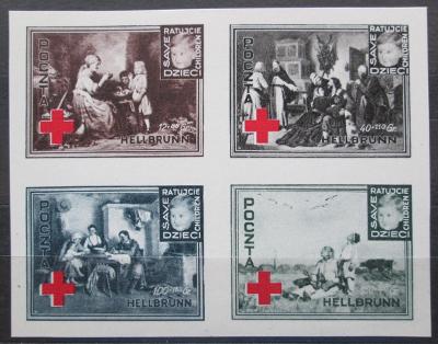 Polsko 1946 Červený kříž, charitativní VZÁCNÉ 2227