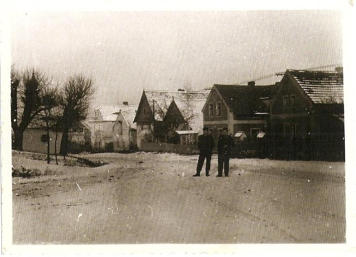 BŘEZNO 1948 - náves - Velemín - Litoměřice - FOTOKOPIE