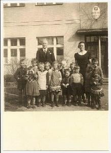 BŘEZNO 1936 - Česká obecná škola - Velemín - Litoměřice - FOTOKOPIE