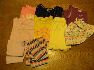 Oblečení - dívčí- léto, velikost 86, 92-98