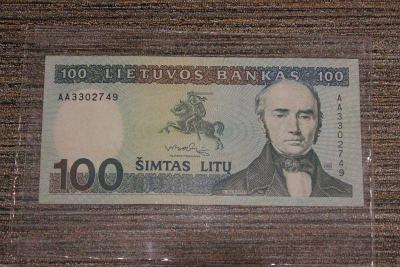 100 Litu  - 1991 ( LITVA  ) č.31w