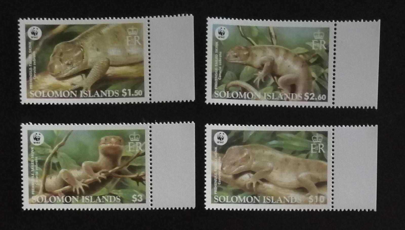 Šalamounovy ostrovy 2005 Mi.1282-5 5,5€ Ještěři, ochrana přírody,fauna - Tematické známky