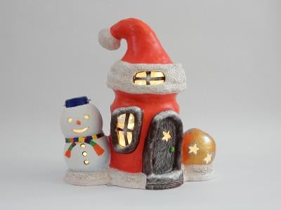 Pohádkový dům - Vánoční svítící dekorace