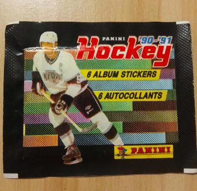 Balíček hokejových samolepek NHL - Panini hockey 90/91