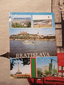 Pohlednice - Bratislava, prošla poštou 
