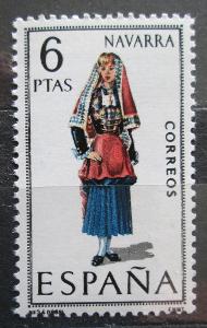 Španělsko 1969 Lidový kroj Navarra Mi# 1831 0390