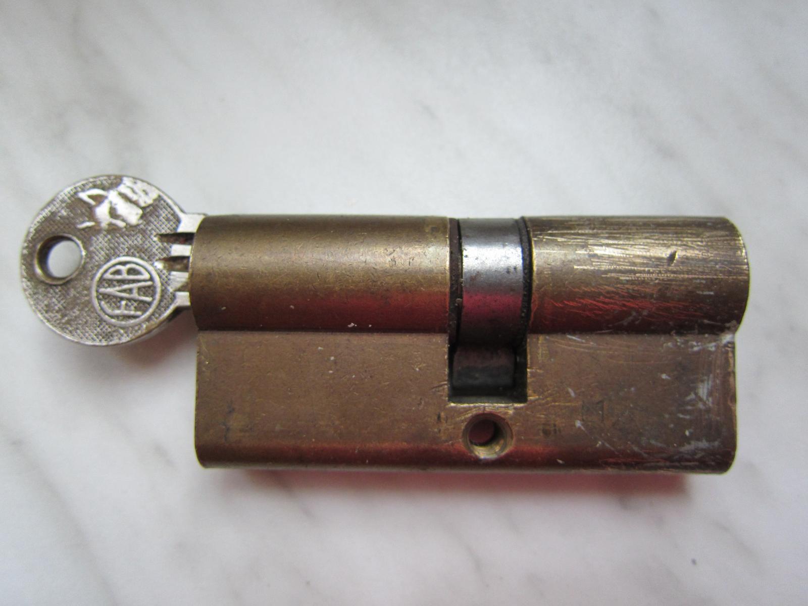 Cylindrická vložka FAB 63mm oboustranná / 1 klíč - Dům a zahrada