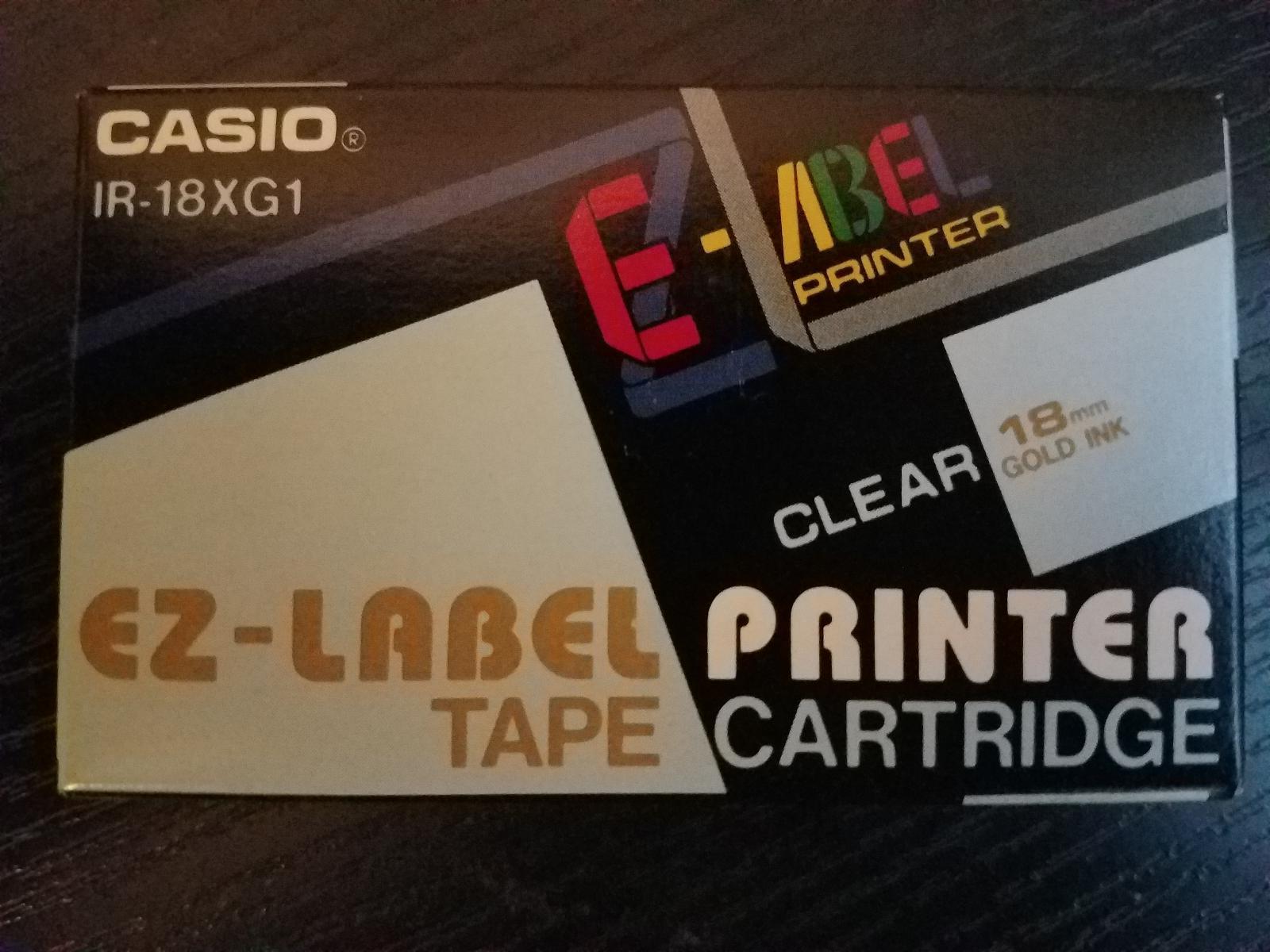 Pásky do tiskáren štítků Casio - 2ks - Tiskárny, příslušenství