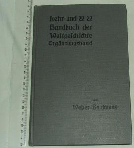 Lehr und handbuch der weltgeschichte ergänzungsband - rodokmeny 1911