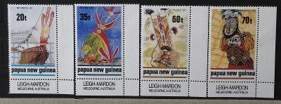 Papua Nová Guinea 1989 6€ Tradiční kmenové masky, kultura