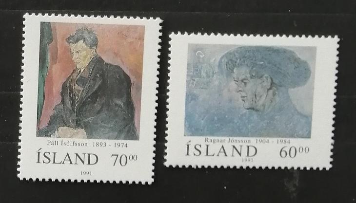 Island 1991 4€ Osobnosti Islandu X. - Známky