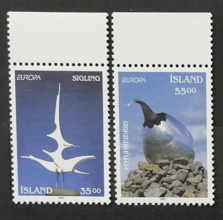 Island 1993 5€ Moderní umění - Známky