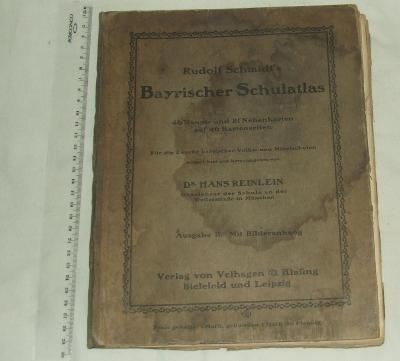 R. Schmidt´s Bayrischer Schulatlas - H. Reinlein - mapy mapa