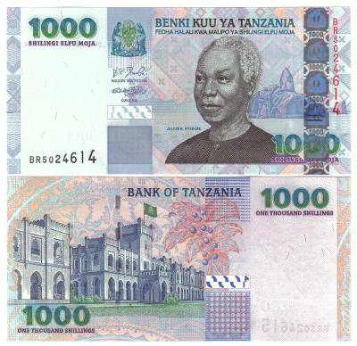 Tanzánie 1000 Shilingi 2006 - UNC - Pick 36b	