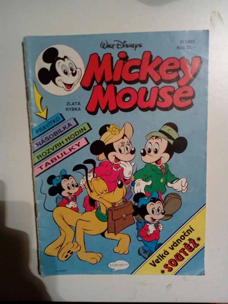 Časopis, Mickey Mouse, č. 9/1992, zachovalý stav - Knihy a časopisy