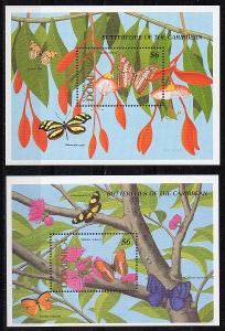 Dominica-Motýli 1989**  Michel Bl.151-152 / 15 €