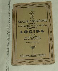 Škola vševědná - logika - elementární část - vědosloví - 1926