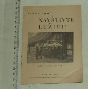 Navštivte Lužici - V. Zmeškal - 1931 Lužice - kroj kroje národopis