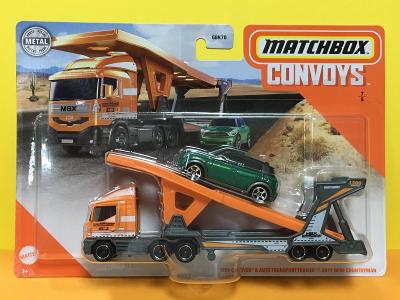 2020 Matchbox Convoy - MBX Cabover & Auto Transport + Mini Countryman