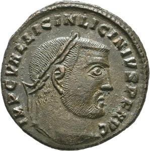 Heraclea Follis LICINIUS I JUPITER VICTORY SCEPTER 3,82g 22mm č36137