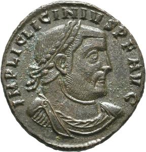 Thessalonica Follis LICINIUS I JUPI. VICT.WR SCEPTER 3,99g 22mm č36130