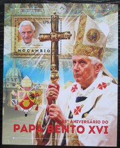 Mosambik 2012 Papež Benedikt Mi# Block 686 Kat 10€ 2242