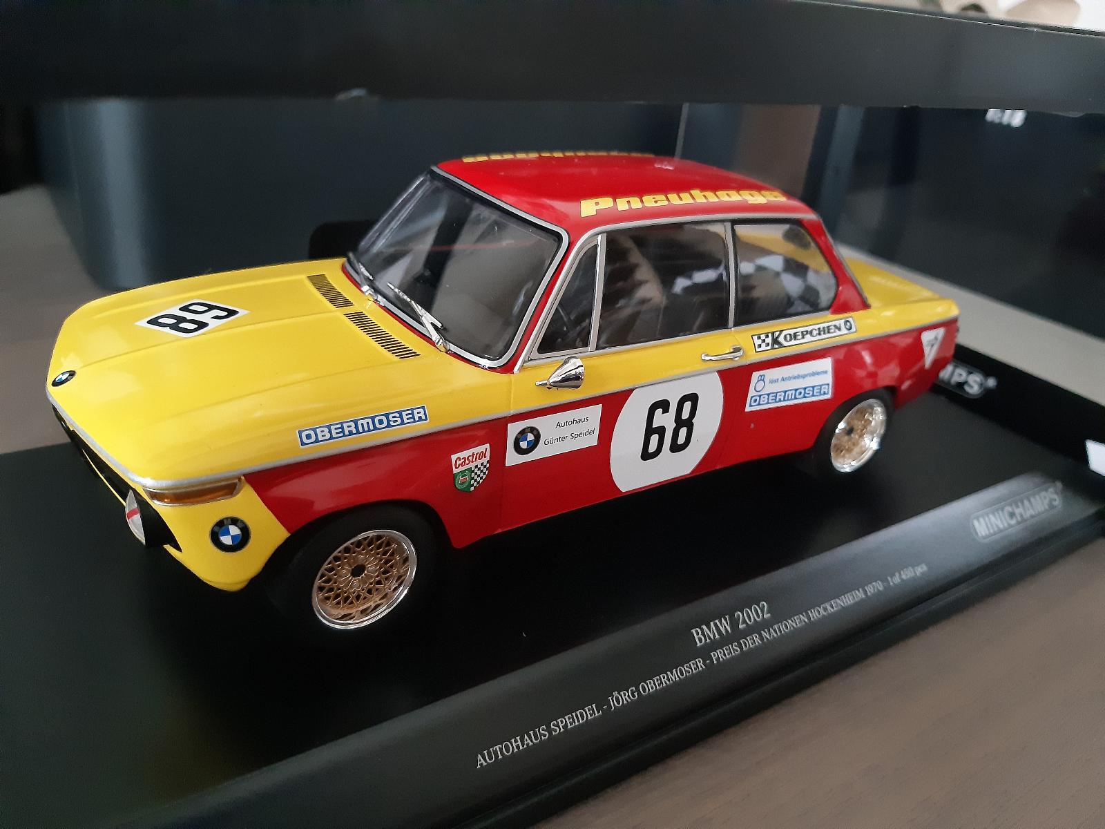 BMW 2002 Autohaus Speidel - #68 Jörg Obermoser 1:18 Minichamps | Aukro