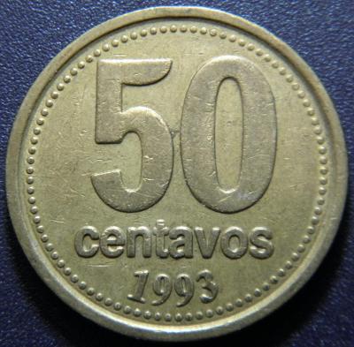 Argentina 50 Centavos 1993 XF č34126