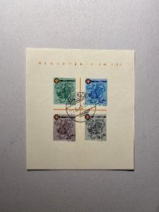Original Rheinland-Pfalz 1949-BLOCK 1 ,MI.Nr. 42b-45b katalog 1400Eur