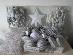 Ozdoby sváteční vánoční IKEA 36x JULMYS (karton+lá) + hvězda ocel 25cm - Dom a záhrada